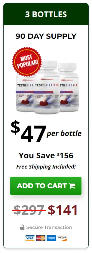 Order TestoChews 3 bottles